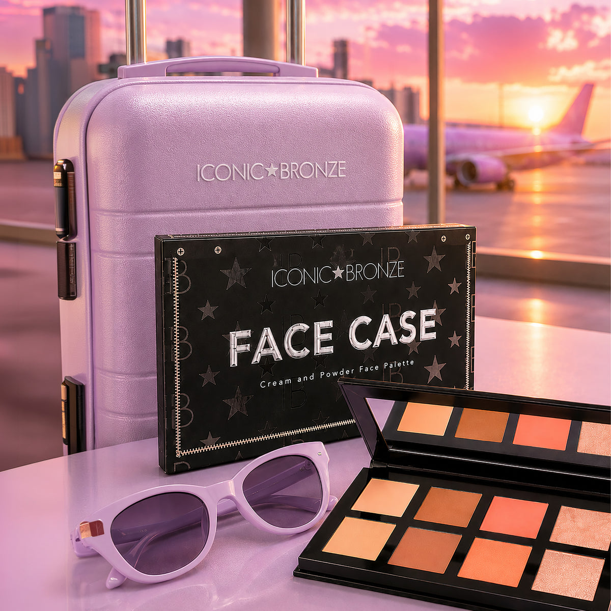 Face Case Cream and Powder Palette – Iconic Bronze